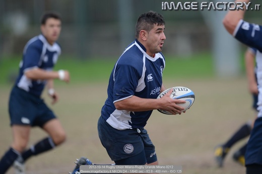 2012-10-14 Rugby Union Milano-Rugby Grande Milano 0212